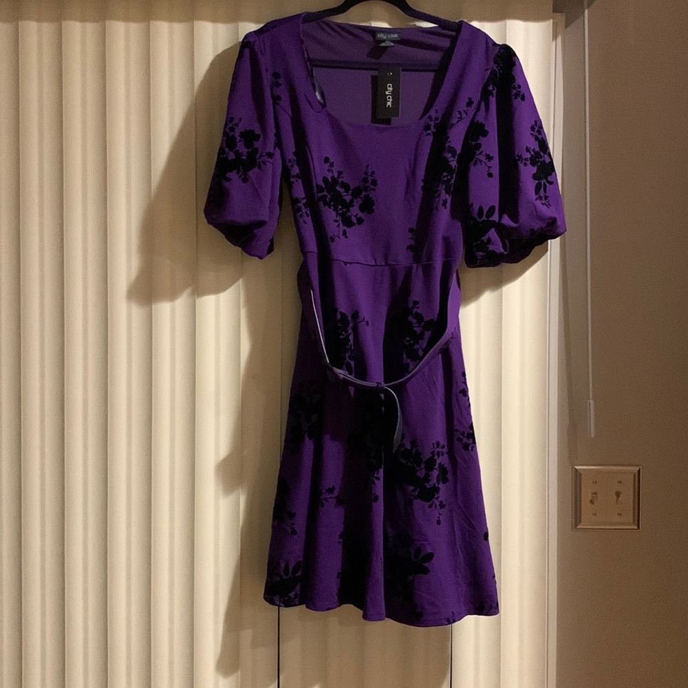 City Chic Purple Women’s Dress